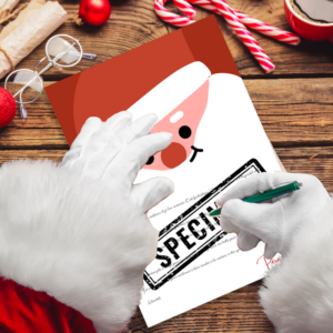 lettre du Père Noël réponse à la liste de cadeaux