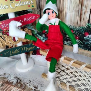 tenue rouge pour lutin garçon